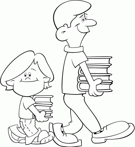Biblioteka kolorowanki